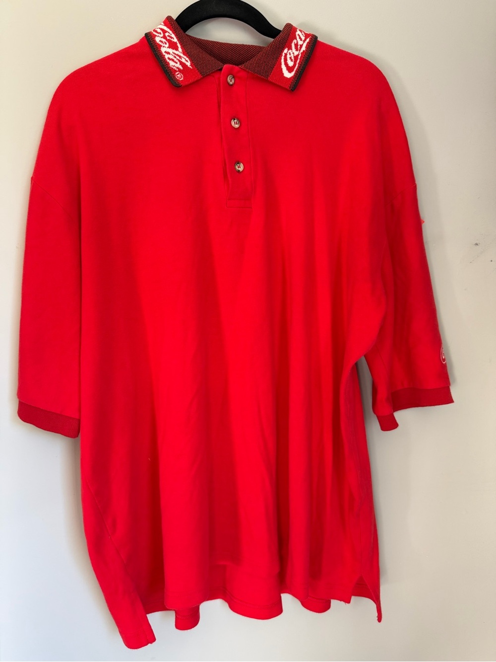 Vintage Coca Cola Red Men's Polo Shirt